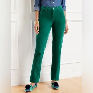 TALBOTS VELVETEEN STRAIGHT LEG PANTS SIZE 6